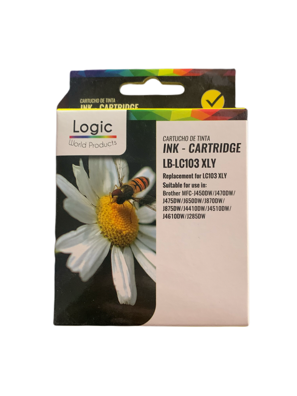 LC103 Yellow Cartridge Logic Compatible Brother  1
