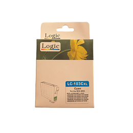 LC103 Cyan Cartridge Logic Compatible Brother 