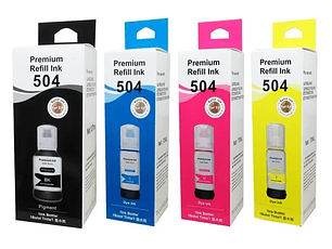 T504 Epson pack alternativo compatible Ecotank linea L