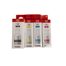 Canon 11 GI11 Pack 4 colores Bk, Cyan, Yellow, Magenta 