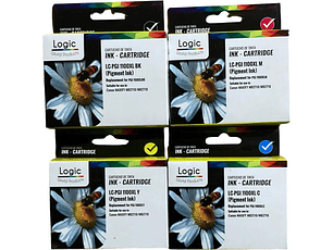 PGI1100XL para canon Pack 4 colores Logic 