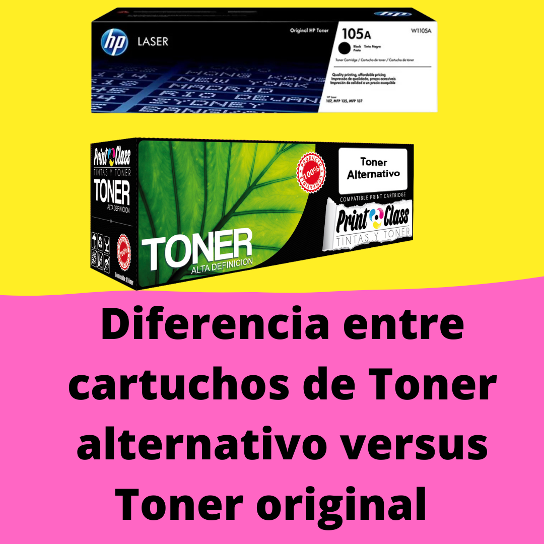 Diferencia entre cartuchos de Toner alternativo versus Toner