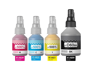 BTD60 + BT5001 Compatible Brother Pack 4 colores alternativo 