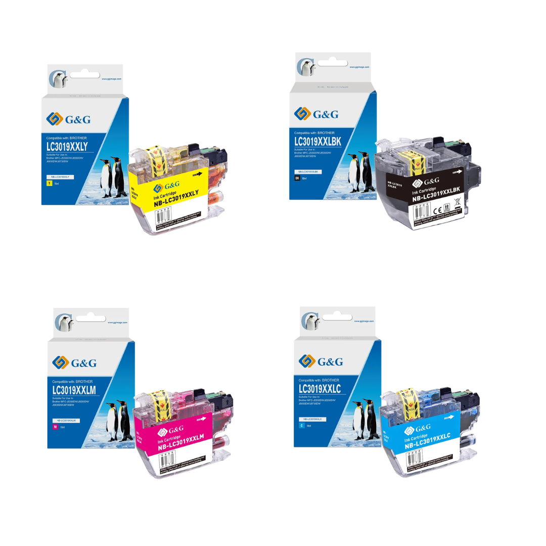 Lc3019 XL Cartridge para Brother Pack 4 colores 1