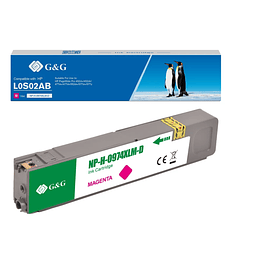 974XL Cartucho Alternativo compatible hp Magenta 110 ml GYG Extra duración