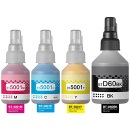BTD60 + BT5001 Compatible Brother Pack 4 colores alternativo S