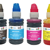 Pack  tintas sublimación 4 colores BK,C,Y,M