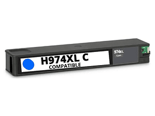 974XL Cartucho Alternativo compatible hp Cyan 110 ml  Extra duración 