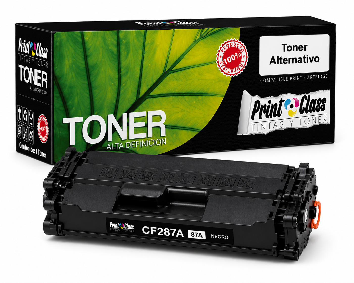 CF287A Toner alternativo 87A Compatible HP 9.000 copias  2