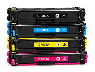 Pack 4 Tóner HP 202A CF500A CF501A CF502A CF503A Alternativos | 4 Colores