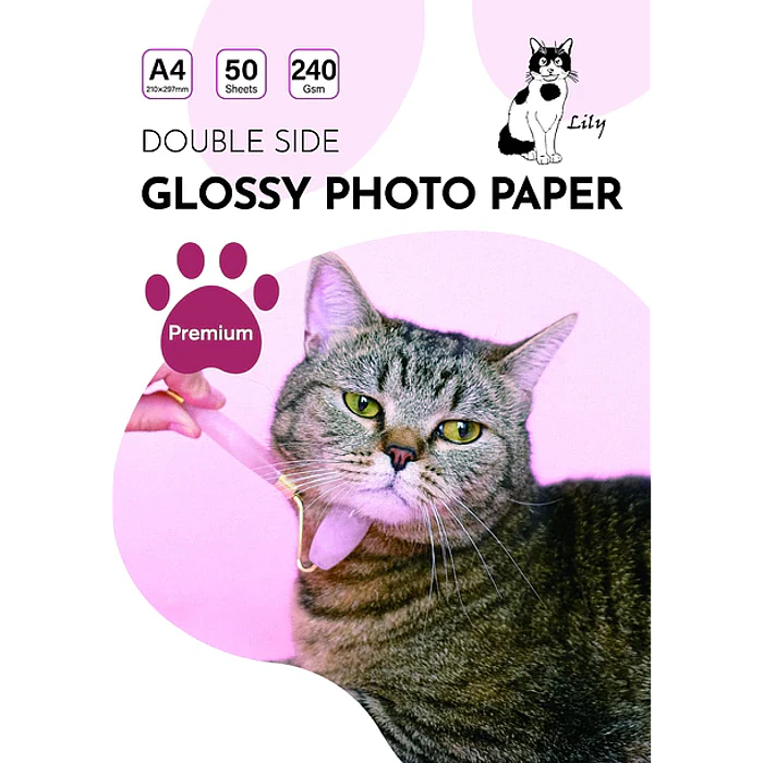 PAPEL FOTOGRAFICO 240GR DOBLE CARA 50 HOJAS