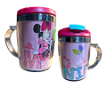 Botella Mug Vaso Keep Para Niños 450ml Minnie