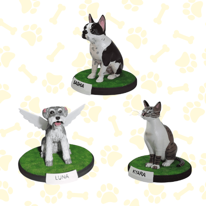 Escultura personalizada de Mascota 3
