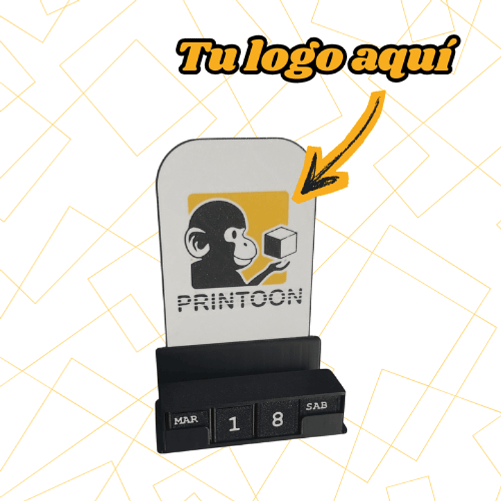 Kit Calendario cubos - Logo / Eslogan 1