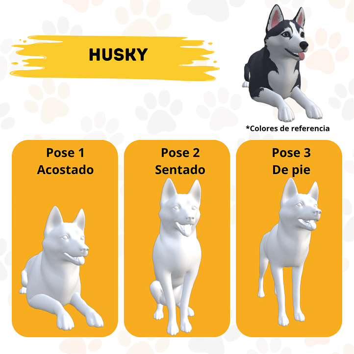 Kit Escultura de mascota - Píntalo tú mismo 7