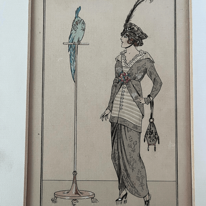 Costumes Parisiens, Robe de Taffetas 1