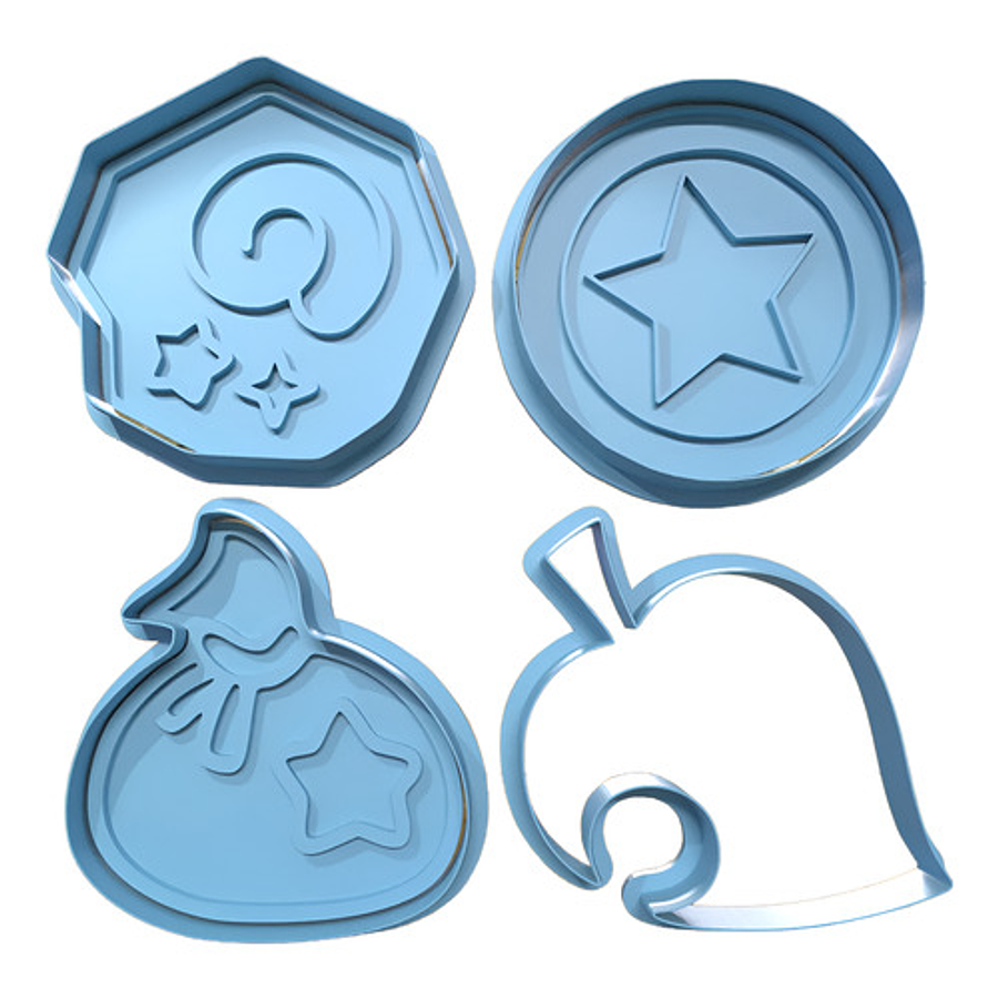 Animal Crossing - Cortador De Galletas (pack 4 Unidades)