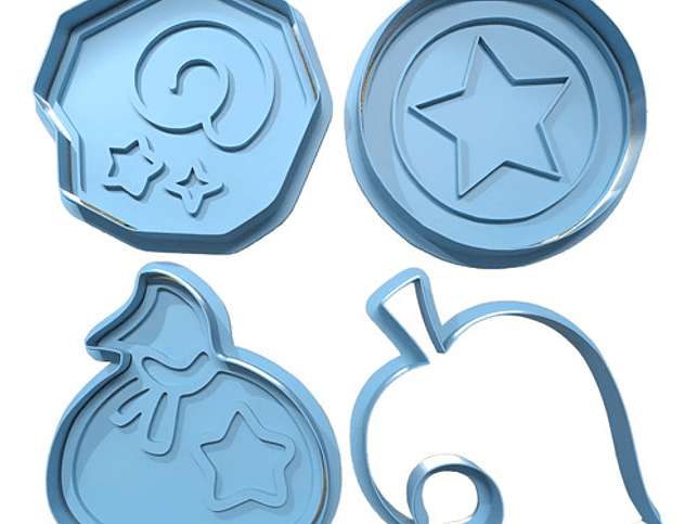 Animal Crossing - Cortador De Galletas (pack 4 Unidades) 1