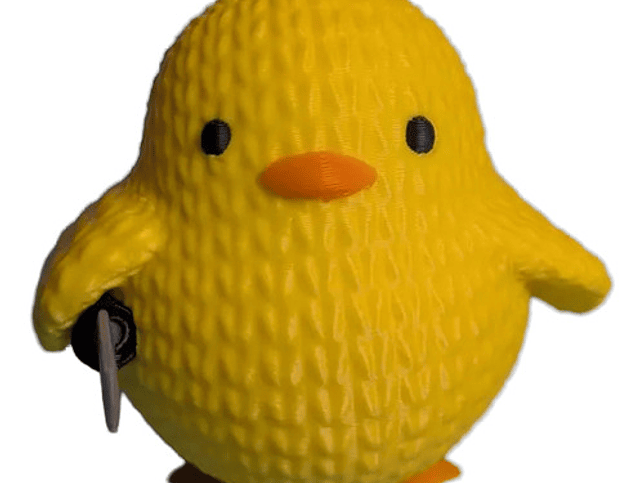 Figura Patito  - Diseño Estilo Tejido 1