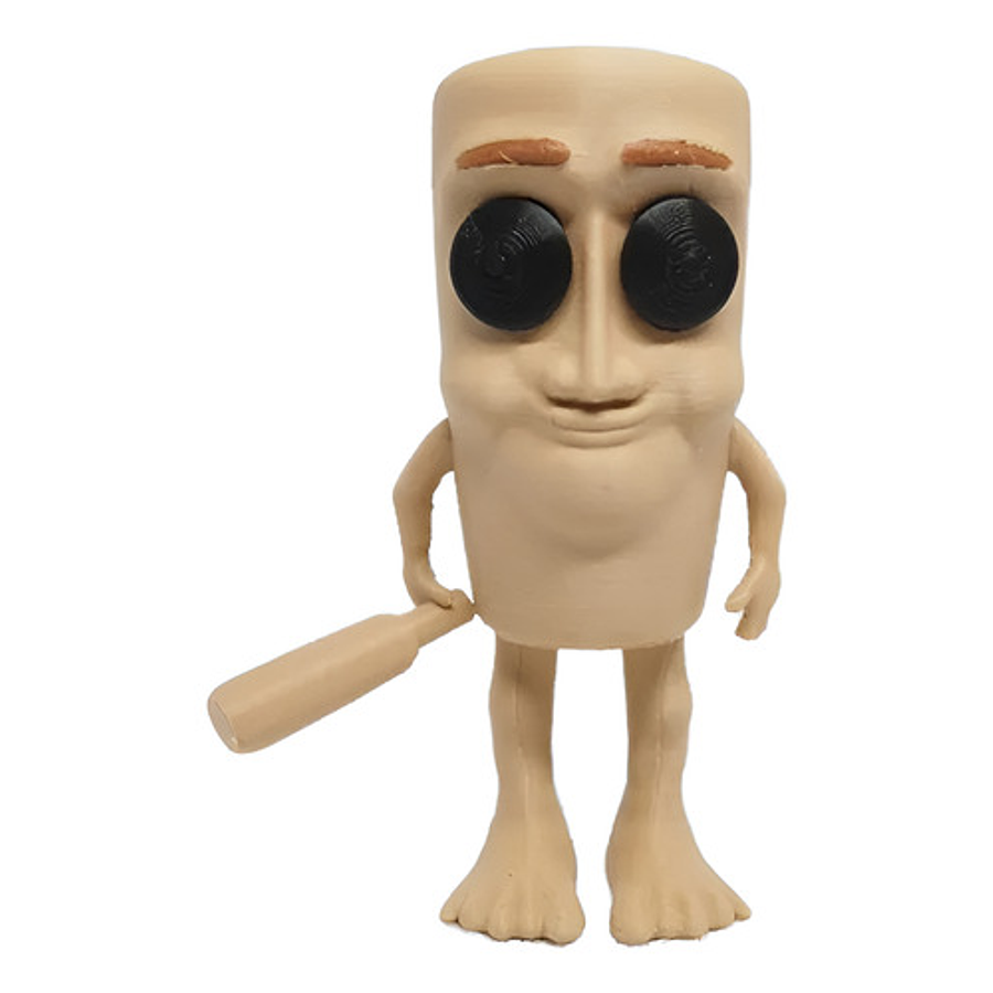 Figura Tung Tung Sahur - Impreso En 3d