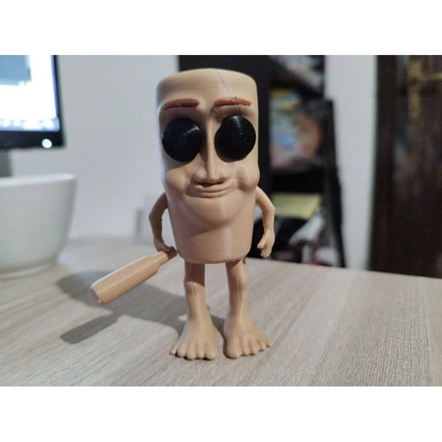 Figura Tung Tung Sahur - Impreso En 3d