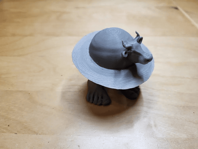 Figura Vaca Saturno Saturnino - Impreso En 3d 2