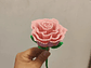 Figura Rosa Impresa En 3d - Diseño Estilo Tejido - Miniatura 2