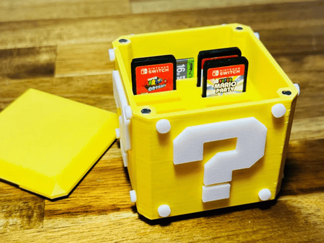 Bloque Super Mario Almacenamiento De Juegos Nintendo Switch 3