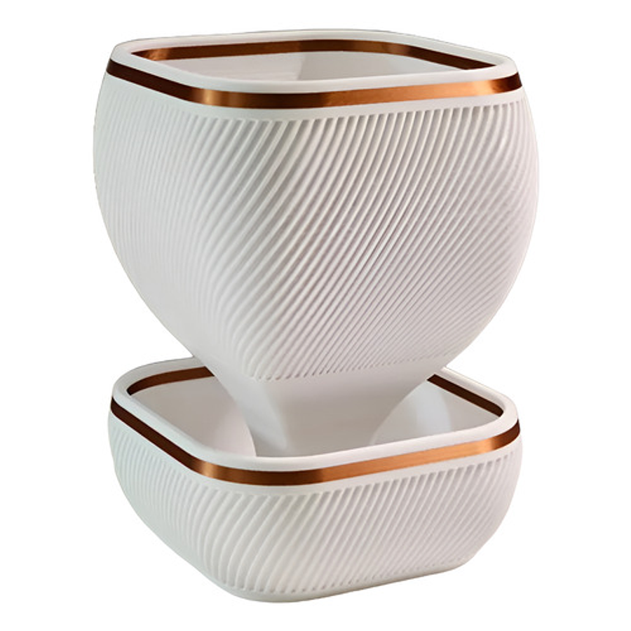 Maceta Auto-riego Hogar Jardinería 9.1cm Diámetro