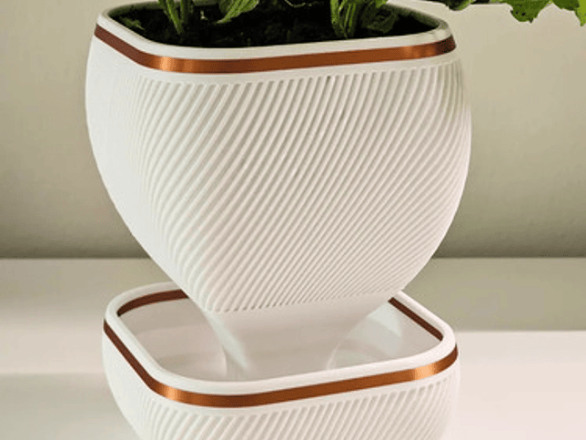 Maceta Auto-riego Hogar Jardinería 9.1cm Diámetro 3