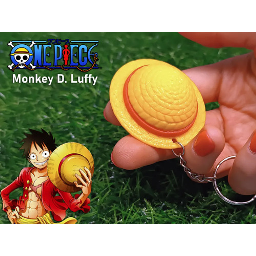 Sombrero De Paja Luffy One Piece - Llavero