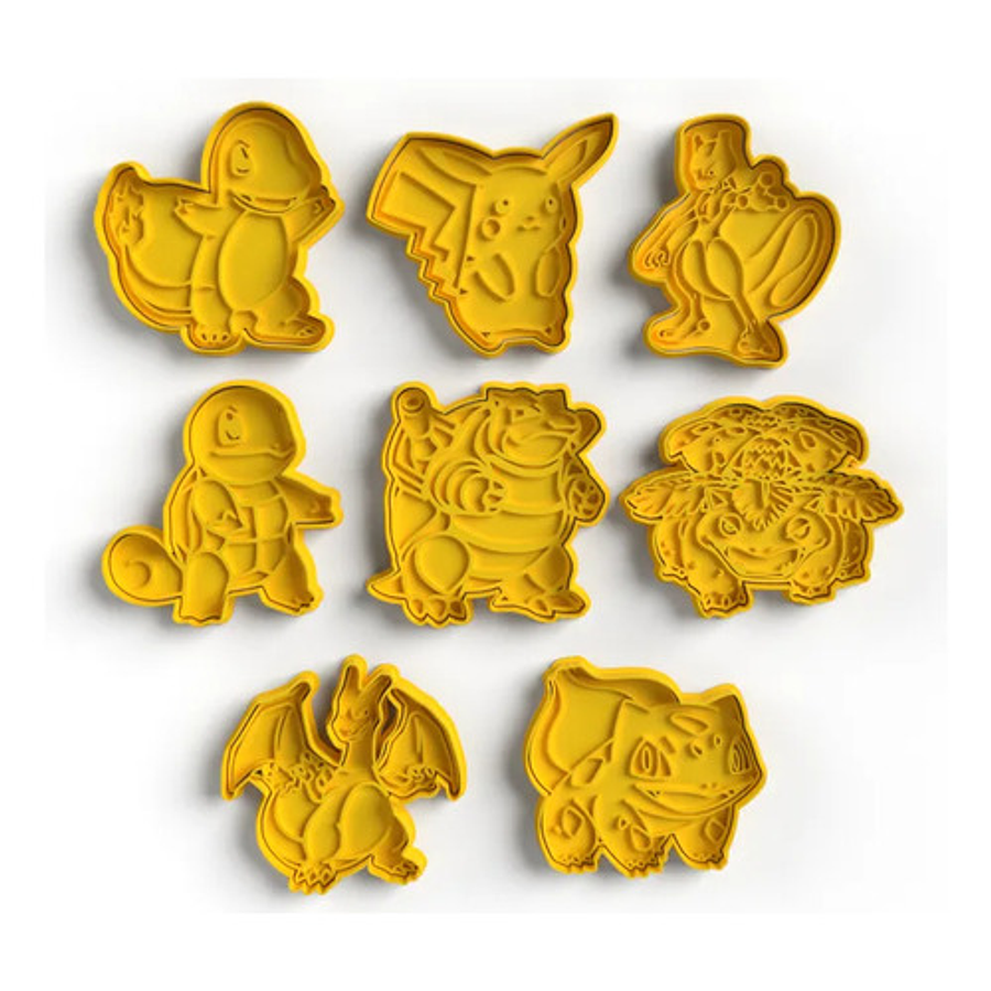 Cortador De Galletas Pokémon (pack 8 Unidades)
