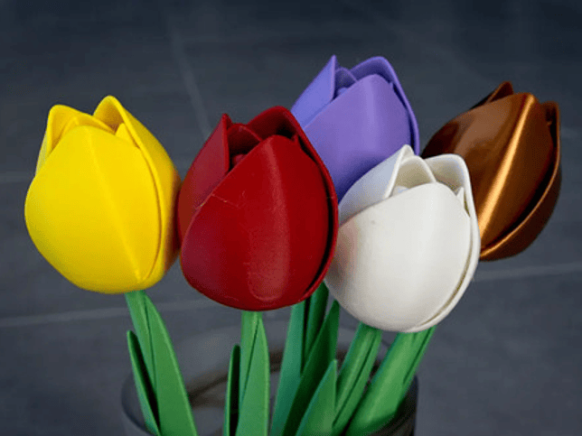 Tulipán Impreso En 3d 2