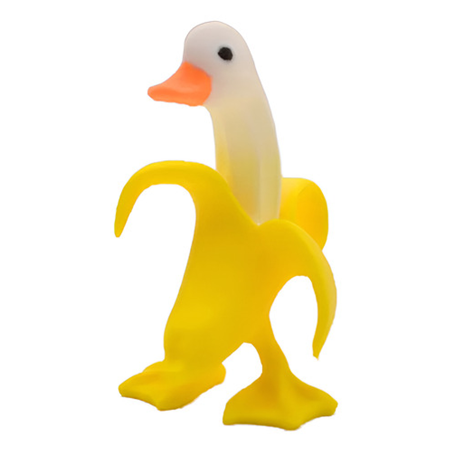 Figura Pato Plátano Impreso En 3d