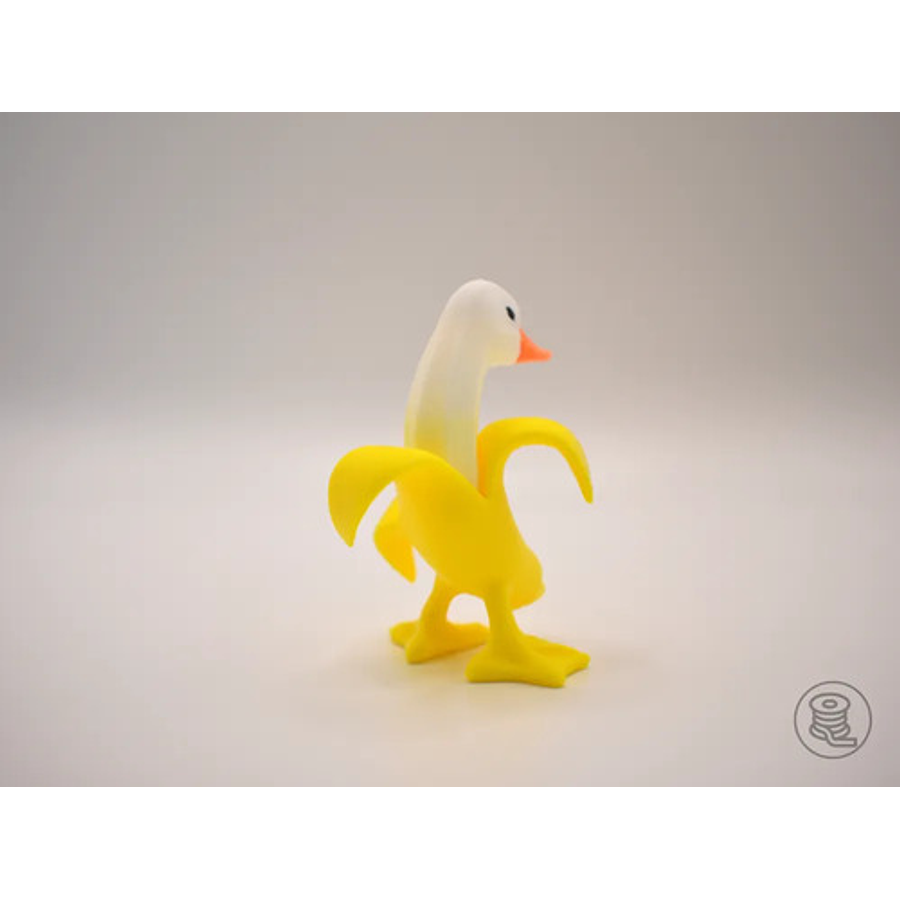 Figura Pato Plátano Impreso En 3d