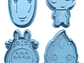 Cortador De Galletas Studio Ghibli (pack 4 Unidades) - Miniatura 1
