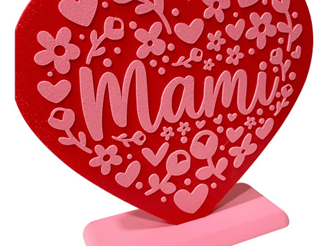 Figura Decorativa Corazón - Día De La Madre 1