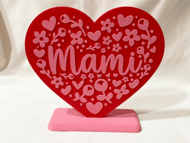 Figura Decorativa Corazón - Día De La Madre 2