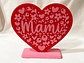 Figura Decorativa Corazón - Día De La Madre - Miniatura 2