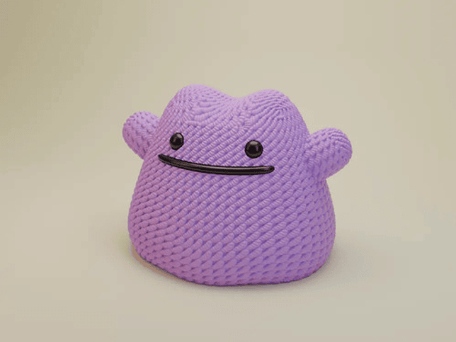 Figura Ditto - Diseño Estilo Tejido 1