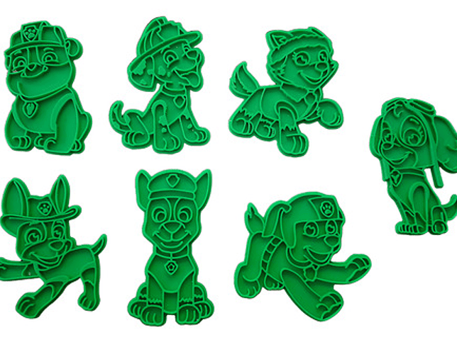 Paw Patrol - Cortador De Galletas (pack 7 Unidades) 1