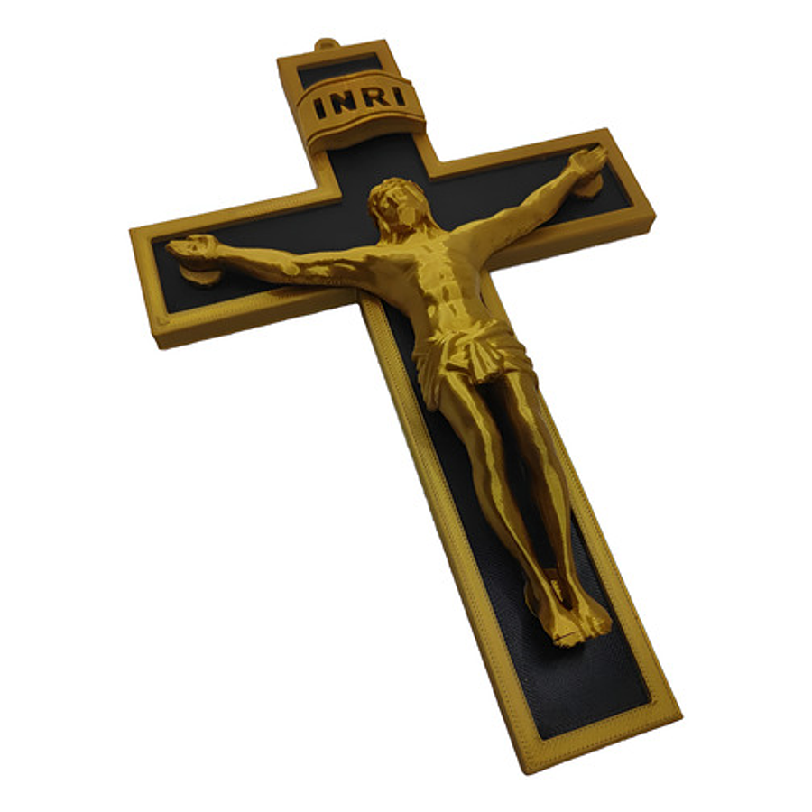 Figura Decorativa De Jesus Dorada Cristiano