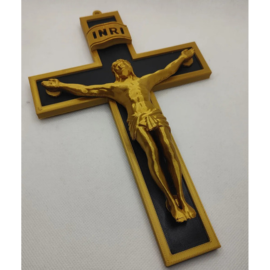 Figura Decorativa De Jesus Dorada Cristiano