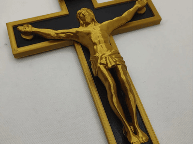 Figura Decorativa De Jesus Dorada Cristiano 2