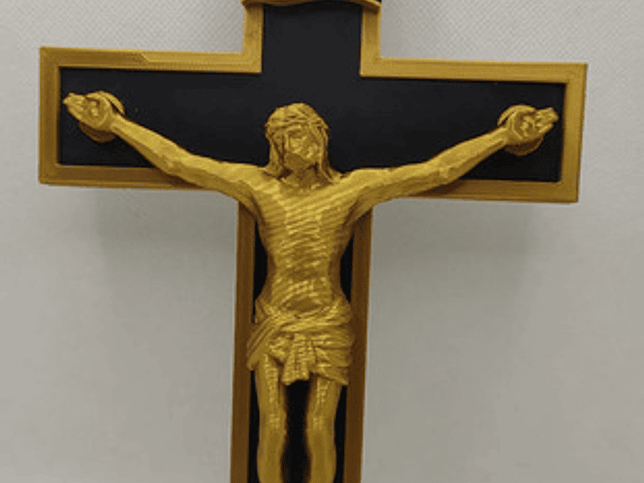 Figura Decorativa De Jesus Dorada Cristiano 3