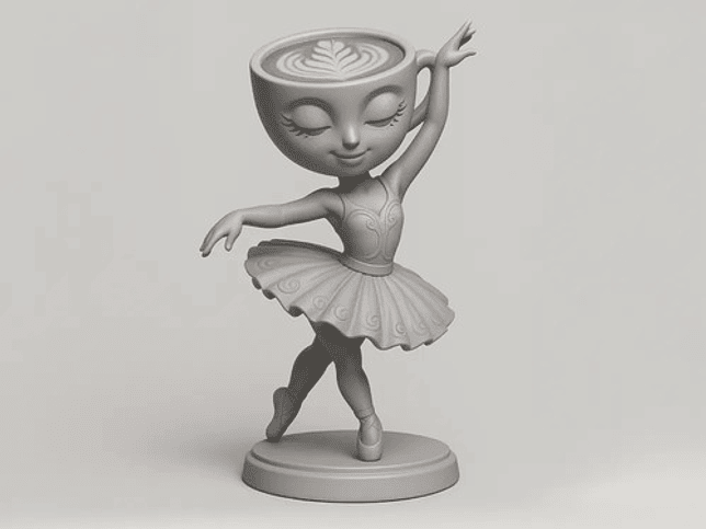 Figura Decorativa Ballerina Capuchina 1