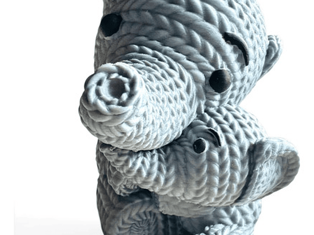 Figura Decorativa Elefante Madre E Hijo 3