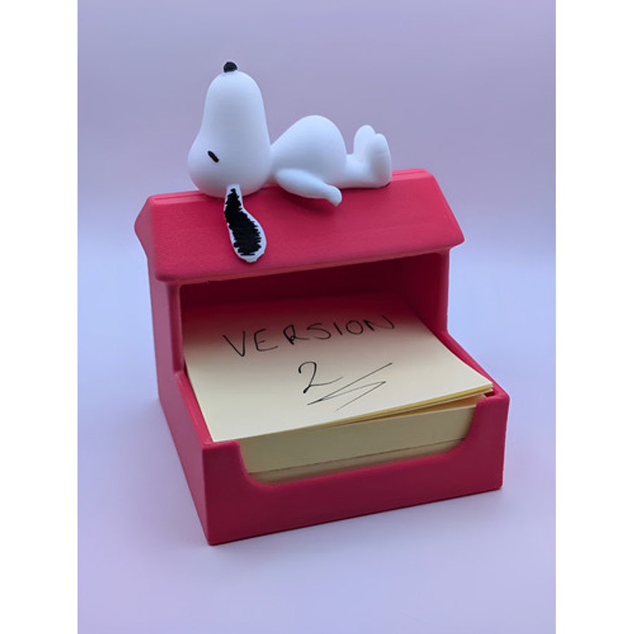 Soporte Para Notas Adhesivas De Snoopy