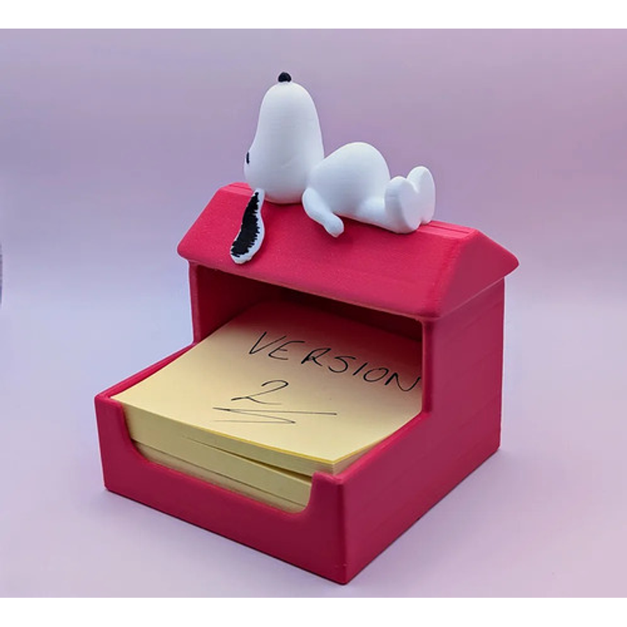 Soporte Para Notas Adhesivas De Snoopy