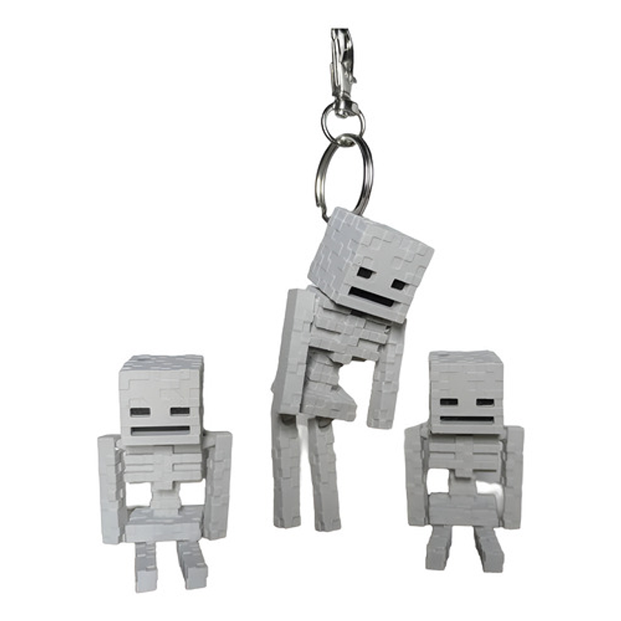 Esqueleto Minecraft - Llavero
